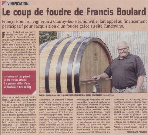 Foudre - Champagne - crowdfunding